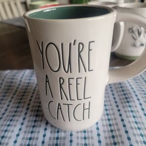Rae Dunn Youre A Reel Catch Mug New